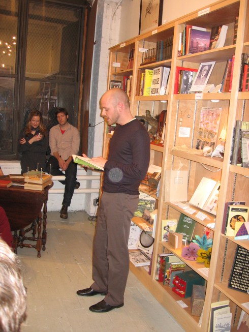 The Poet Reading "Rhythmicon" 